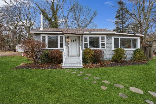 Enjoy a classic Hamptons summer in this charming two bedroom, one full bath cottage, just 