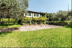 Charming villa with lake view and olive grove