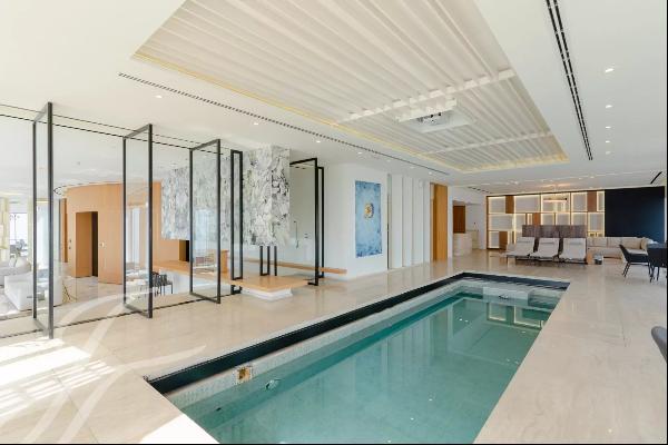Full Floor Penthouse with Indoor Pool in Iconic Building