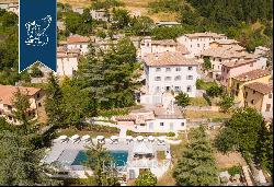 Luxury villa with a garden and panoramic pool for sale in the Marche