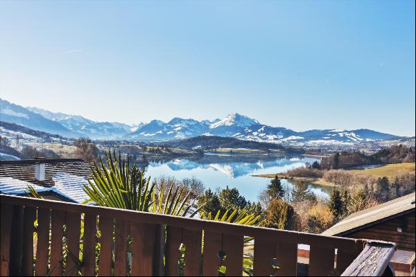 Nice chalet to refresh with panoramic view on the lake of Gruyère