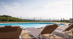 Renovated XVIIth century property with gites and swimming pool on 73 ha, breathtaking vie