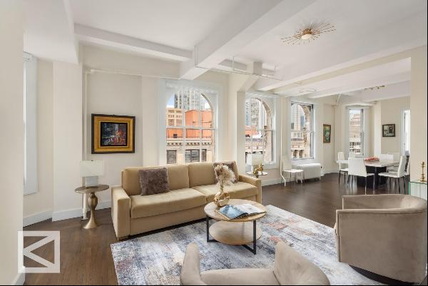 Situated at a coveted corner apex of Park Avenue South, 20B takes full advantage of its su