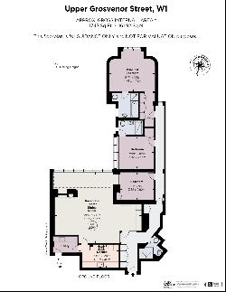 Lateral three-bedroom apartment in Mayfair