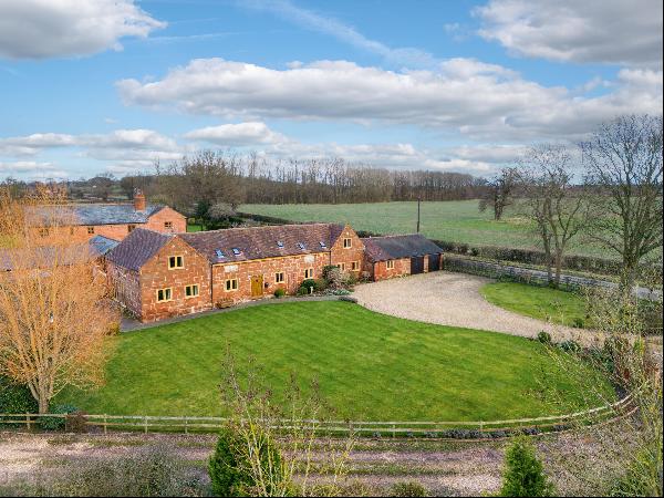 A wonderfully presented traditional detached sandstone barn, occupying a fabulous rural lo