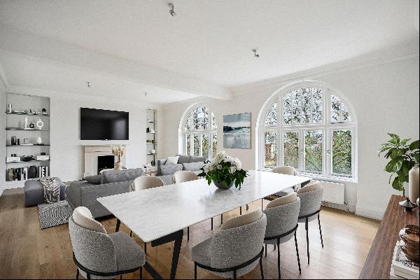 A bright four bedroom apartment to rent in SW3
