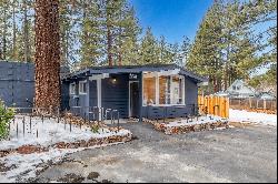 Cool Tahoe Chalet with Warm Wood Accents