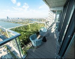 Astonishing modern duplex with balcony and fantastic view over Vienna