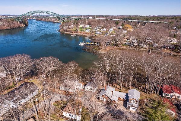 Expanded Cape Nestled on the Piscataqua River in Kittery, Maine