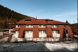 The Alpina resort at the foot of the Retezat mountains