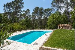 Charming home with Tennis in absolute calm in Roquefort Les Pins