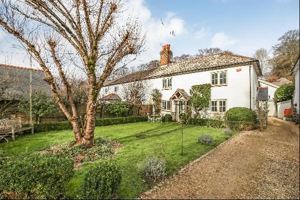 An attractive semi-detached cottage for sale in the sought after village of Nether Wallop.