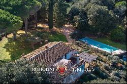 Tuscan Coast - SEA VIEW ESTATE WITH VINEYARDS FOR SALE CLOSE TO BOLGHERI