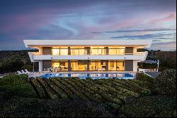 Modern villa with spectacular sea views over the bay of Mahón for rent