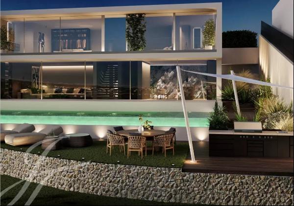 Beautiful New Smart Villa with stunning views of Ibiza and the sea