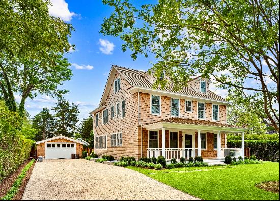 Located on one of Southampton Village's most coveted streets, this home just completed a m