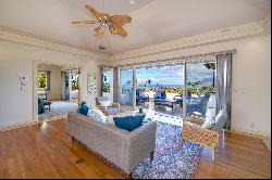 Expansive ocean views from this Wailea Kialoa gated residence