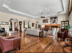 Custom Estate ideally situated on an elevated pad at the end of a cul-de-sac