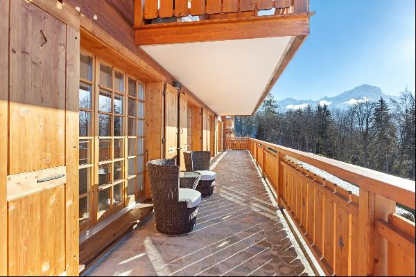 Exceptional chalet with 15 rooms, elevator and panoramic view!