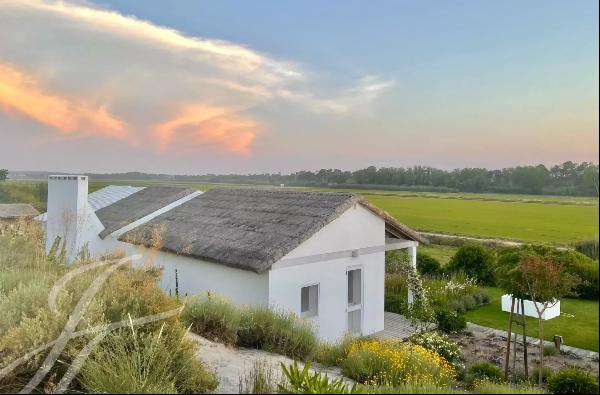Exclusive property, private access to Brejos beach, overlooking the rice fields of Comport