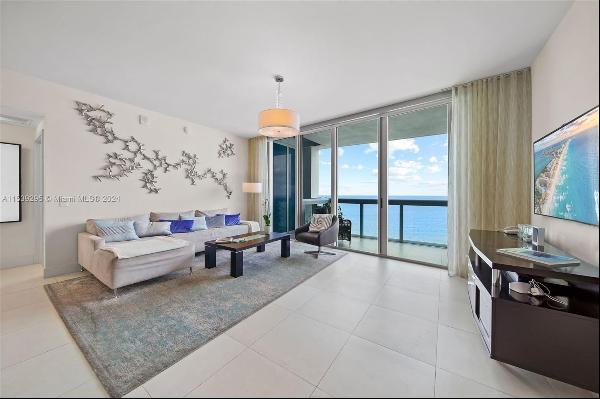 DIRECT OCEAN VIEWS FROM ALL ROOMS in prestigious North Tower of renowned Carillon Miami We