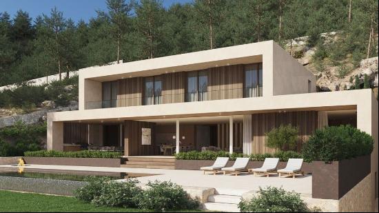 Modern new build villa for sale in Son Vida-Palma, Mallorca, Palma de Mallorca 07013