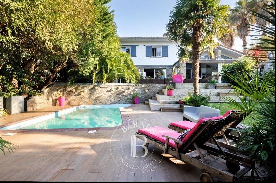 BIARRITZ, PARC D'HIVER, VERY BEAUTIFUL CONTEMPORARY HOUSE WITH POOL AND GARDEN