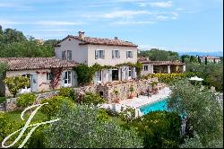 Elegant six-bedroom country property 3 minutes to Valbonne village