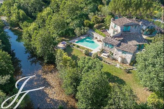 the Authentic Charm of an Old 18th Century Provencal Mill for Rent in La Colle sur Loup