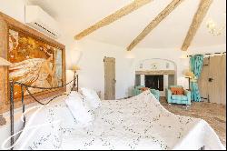 Charming stone property with panoramic sea view for rent in Tourrettes-sur-Loup