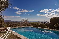 Vence : Charming villa with stunning views for 10 people