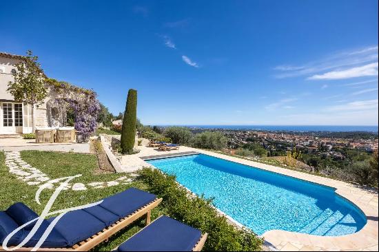 Rental Provencal House with Sea View in Vence