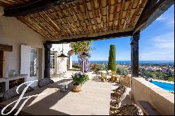 Rental Provencal House with Sea View in Vence