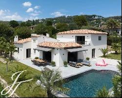 Modern villa for rent between La Colle sur Loup and Saint Paul de Vence