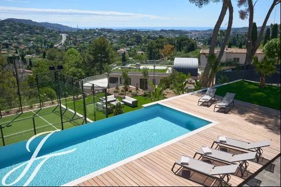 Exceptional property with panoramic sea view for rent in Mougins