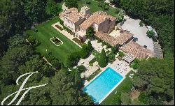 An exceptional estate, a historic and architectural gem for rent in Valbonne