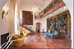 An exceptional estate, a historic and architectural gem for rent in Valbonne