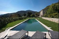 Contemporary stone villa with sea view