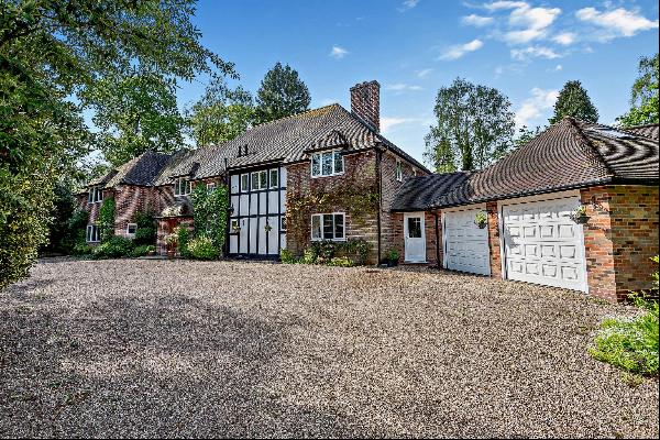 An impeccably appointed large family home with an extensive leisure suite, covered outdoor