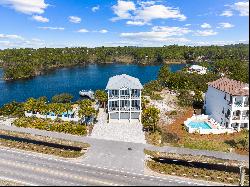 Lakefront Beach House On 30A With Private Pool And Gulf Views