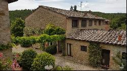 Stone hamlet with swimming pool, Casole d'Elsa, Siena - Tuscany