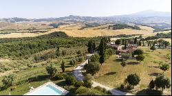 Country hamlet in Val d'Orcia, Sarteano, Siena - Tuscany