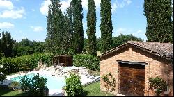 Historic Villa with Country House, Sinalunga, Siena - Tuscany