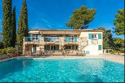 Bandol - Villa with Pool, Open View, and Partial Sea View