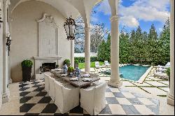 Stunning Gated European Style Home with Gorgeous Pool in Buckhead
