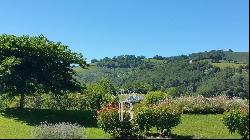 PRETTY FARM HOUSE AND OUTBUILDINGS AT THE FOOT OF THE PYRENEES