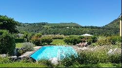 PRETTY FARM HOUSE AND OUTBUILDINGS AT THE FOOT OF THE PYRENEES