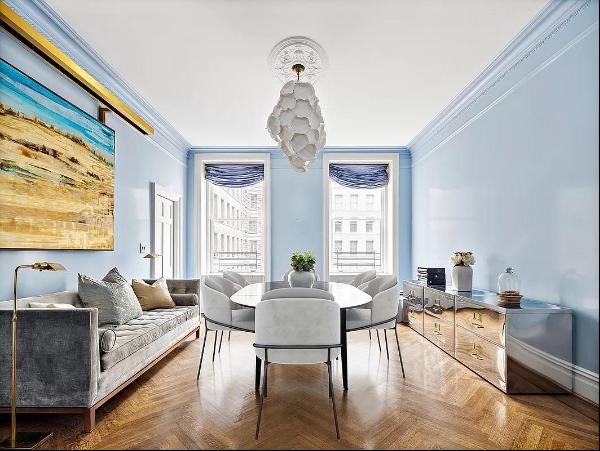 A stunningly beautiful home in one of the Upper West Side's most sought-after historic bui