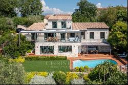 Valbonne - Walking distance from the old village - 6 bedrooms - Partial sea view