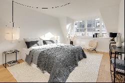 Toplage Lehel: Modernisierte Dachgeschoss-Maisonette-Wohnung mit Westloggia